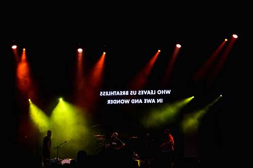 concert performing ban with red and yelow holland